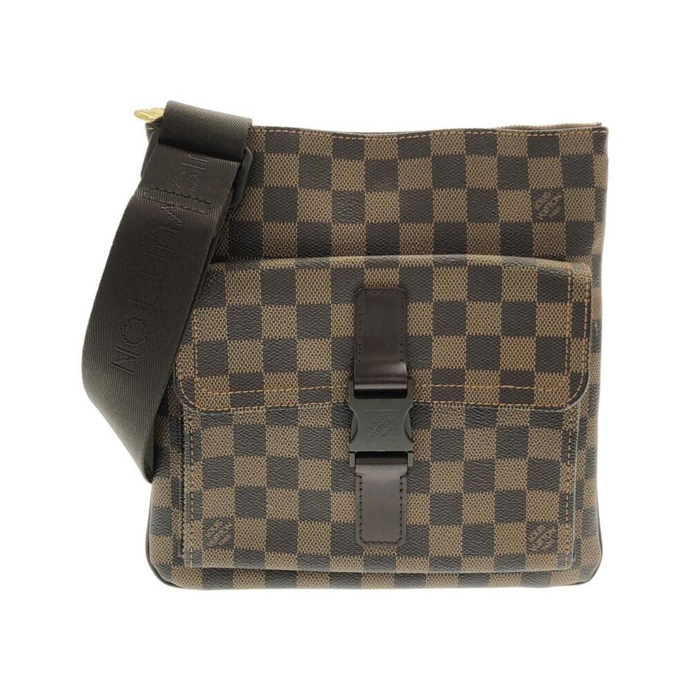 LOUIS VUITTON Authentic Brown Damier Pochette Shoulder Bag